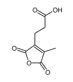 2,5-二羟基-4-甲基-2,5-二氧代-3-呋喃丙酸结构式
