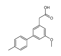 5-Methoxy-4'-methyl-3-biphenylacetic acid结构式
