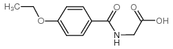 (4-乙氧基苯甲酰基氨基)-乙酸结构式