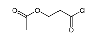 3-chloro-3-oxopropyl acetate结构式