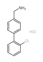 [4-(2-氯苯基)苯基]甲胺盐酸盐结构式
