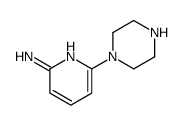 2-Pyridinamine,6-(1-piperazinyl)-(9CI) Structure