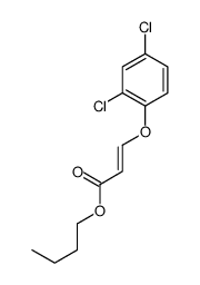 butyl 3-(2,4-dichlorophenoxy)prop-2-enoate Structure