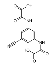 2-[3-cyano-5-(oxaloamino)anilino]-2-oxoacetic acid结构式