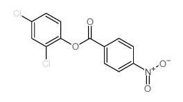 (2,4-dichlorophenyl) 4-nitrobenzoate结构式