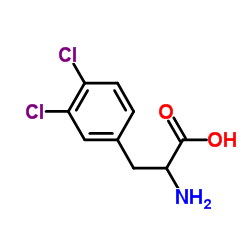 3,4-Dichlorophenylalanine Structure