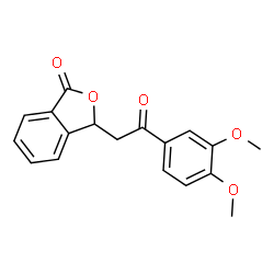 3-[2-(3,4-Dimethoxyphenyl)-2-oxoethyl]-2-benzofuran-1(3H)-one结构式