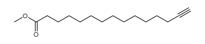 14-Pentadecynoic acid methyl ester结构式