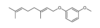 Geranyl-m-methoxyphenyl-aether Structure