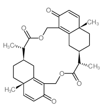 (1S,9R,11S,19R)-1,8,11,18-Tetramethyl-5,9,10,11,15,18,19,20-octahydro-4H,7H-1,19:9,11-diethanodibenzo(c,k)(1,9)dioxacyclohexadecine-4,7,14,17(1H,8H)-tetrone结构式