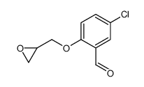 5-Chloro-2-(2-oxiranylmethoxy)benzaldehyde Structure