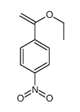 1-(1-ethoxyethenyl)-4-nitrobenzene结构式