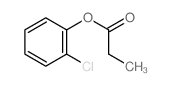 Propanoic acid, 2-chlorophenyl ester Structure