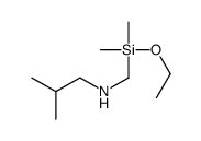 N-[[ethoxy(dimethyl)silyl]methyl]-2-methylpropan-1-amine Structure