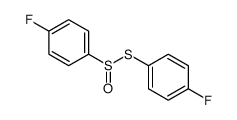 1-fluoro-4-(4-fluorophenyl)sulfinylsulfanylbenzene结构式