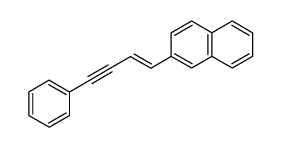 (E)-1-(2-naphthyl)-4-phenyl-but-1-en-3-yne结构式