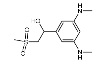 3,5-bis-(methylamino)- α -[(methylsulfonyl)methyl]benzyl alcohol Structure