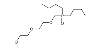 1-[butyl-[2-(2-methoxyethoxy)ethoxymethyl]phosphoryl]butane Structure