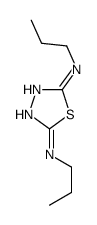 2-N,5-N-dipropyl-1,3,4-thiadiazole-2,5-diamine Structure