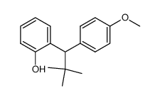 2-(1-(4-methoxyphenyl)-2,2-dimethylpropyl)phenol结构式