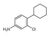 3-chloro-4-cyclohexylaniline Structure