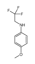 (4-甲氧基苯基)(2,2,2-三氟乙基)胺结构式