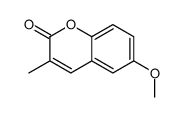 6-methoxy-3-methylchromen-2-one Structure