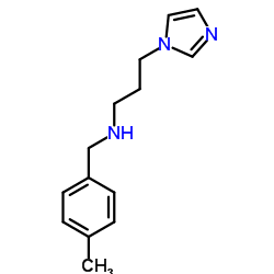 3-(1H-Imidazol-1-yl)-N-(4-methylbenzyl)-1-propanamine Structure