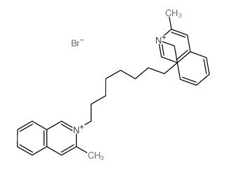 3-methyl-2-[10-(3-methyl-3,4,4a,5,6,7,8,8a-octahydro-1H-isoquinolin-2-yl)decyl]-1H-isoquinoline Structure