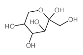D-Fructopyranose结构式