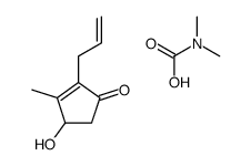 2-Allyl-3-methyl-4-(dimethylaminocarbonyloxy)-2-cyclopenten-1-one结构式