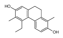5-ethyl-1,6-dimethyl-9,10-dihydrophenanthrene-2,7-diol Structure