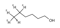 正己醇-d5结构式