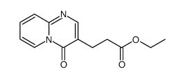 4-Oxo-4H-pyrido[1,2-a]pyrimidine-3-propanoic acid ethyl ester结构式