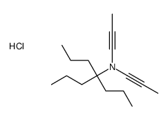 4-propylheptan-4-yl-bis(prop-1-ynyl)azanium,chloride结构式