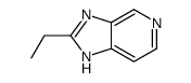 (9ci)-2-乙基-1H-咪唑并[4,5-c]吡啶结构式