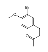 4-(3-溴-4-甲氧基苯基)丁-2-酮结构式