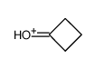cyclobutanone, protonated form结构式