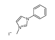 3-甲基-1-苯基-1H-咪唑-3-碘化物结构式