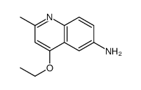 Quinaldine, 6-amino-4-ethoxy- (5CI) Structure
