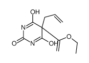 5-Allyl-5-(1-ethoxyvinyl)barbituric acid结构式
