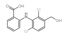 2-[[2,6-Dichloro-3-(hydroxymethyl)phenyl]amino]benzoic Acid structure