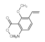 Benzoic acid, 6-amino-3-ethenyl-2-methoxy-, methyl ester (9CI) picture