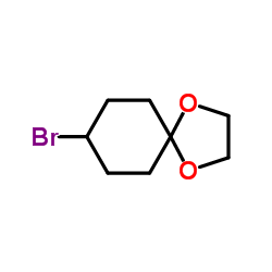 8-溴-1,4-二噁螺[4,5]癸烷结构式