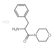 2-Amino-1-(4-morpholinyl)-3-phenyl-1-propanone hydrochloride结构式
