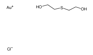 [AuCl(2,2'-thiodiethanol)]结构式