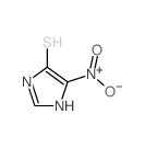1H-Imidazole-5-thiol,4-nitro-结构式