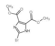 2-溴-1H-咪唑-4,5-二羧酸二甲酯结构式