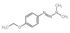 N-(4-ethoxyphenyl)diazenyl-N-methyl-methanamine结构式