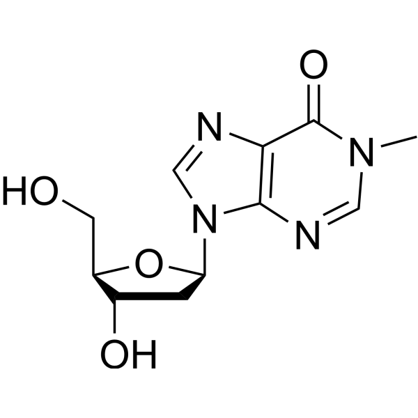 Inosine,2'-deoxy-1-methyl-结构式